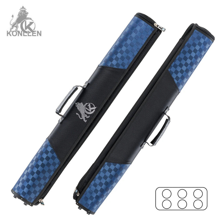 KONLLEN Oxford Semi-Round 2x4 Pool Cue Case