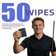 KONLLEN Carbon Fiber Cue Shaft Cleaning Wipes - 50 Count - image 2
