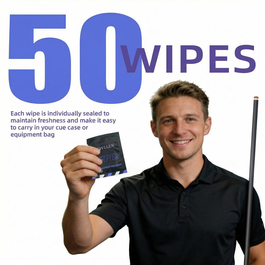 KONLLEN Carbon Fiber Cue Shaft Cleaning Wipes - 50 Count - image 2
