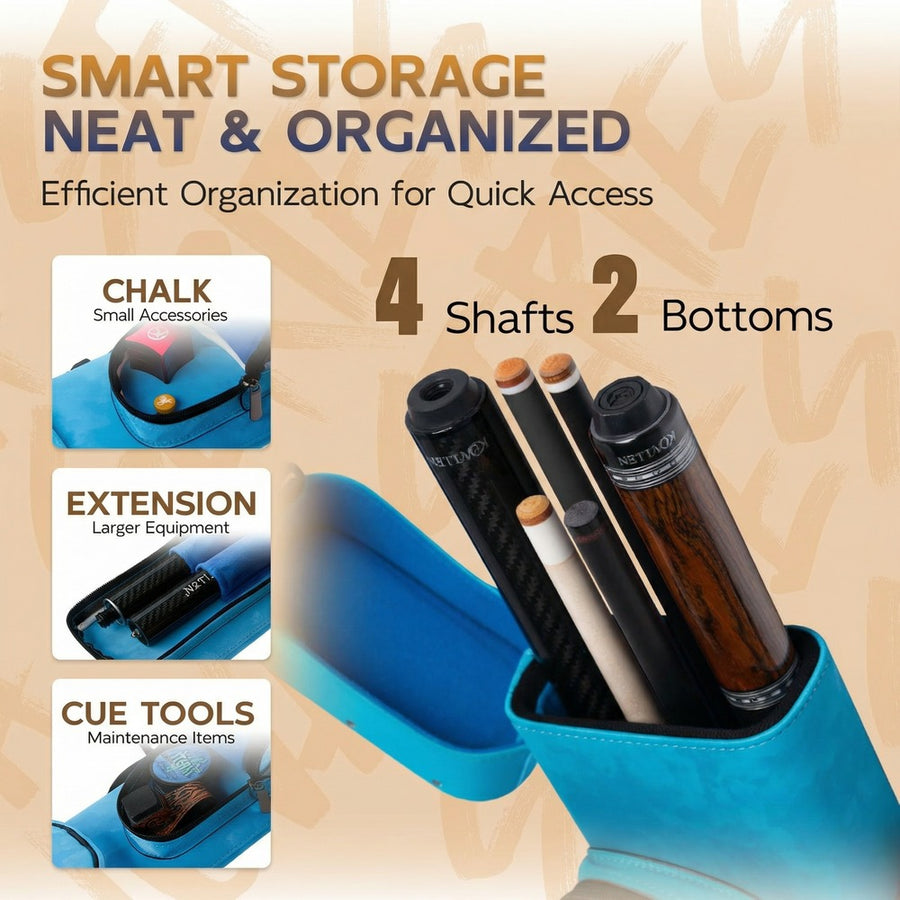 KONLLEN Nova 2x4 Pool Cue Case
